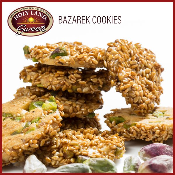 HolyLandSweets-Bazarek-Cookies-Authentic-Mediterranean-Desserts Holy Land Brand Barazek Cookies