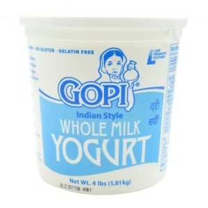 Gopi Indian Style Whole Milk Yogurt - 4 Lb