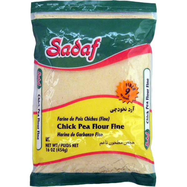 Sadaf Chick Pea Flour Fine 16 Oz