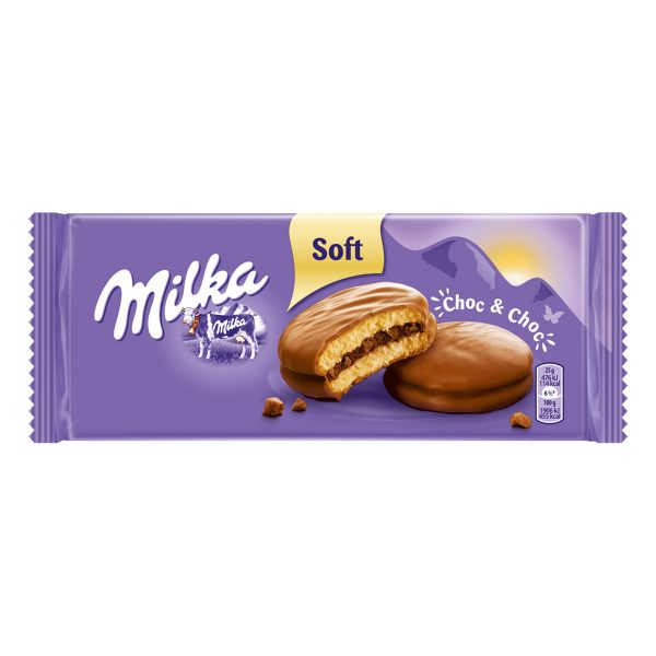 choc-and-choc Milka Choc and Choc Soft - 150 Gm