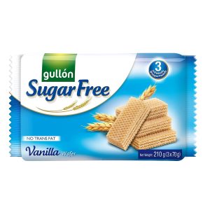 Gullón Sugar Free Vanilla Wafers - 180 g