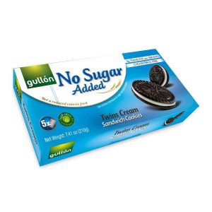 Gullón Sugar Free Twins Cream Sandwich Cookies - 200 Gm