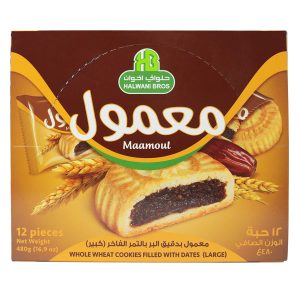 Halwani Bros Date Maamoul Whole Wheat 12 Pc