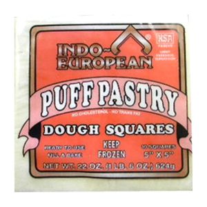 Indo‑European Puff Pastry Squares - 22 oz
