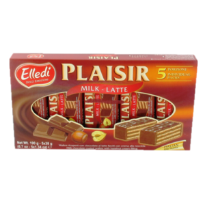 Elledi Plaisir Milk Latte Wafers 5 x 38 Gm