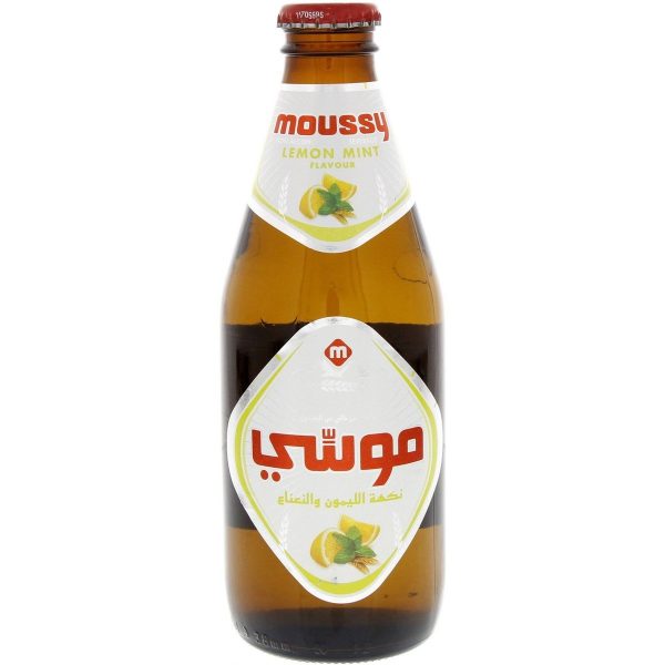 Moussy Lemon Mint Non-Alcoholic Malt Beverage — 330 ML