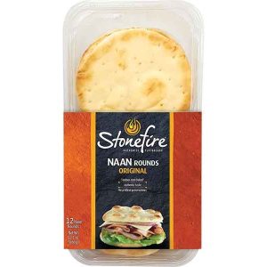 Stonefire Flatbread Naan Rounds 12 Pack 360 Gm