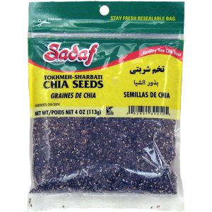 sadaf chia seeds 4 oz Sadaf Chia Seeds 4 Oz