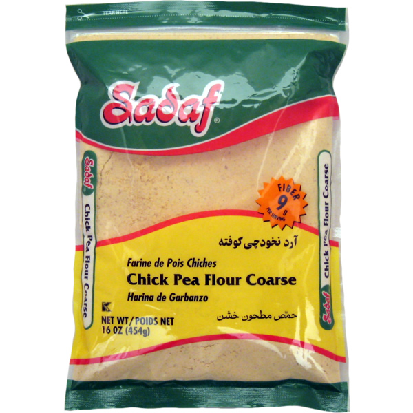 Sadaf Chick Pea Flour Coarse 16 Oz