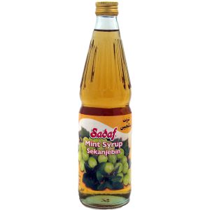Sadaf Mint Syrup Sekanjebin 17 Oz