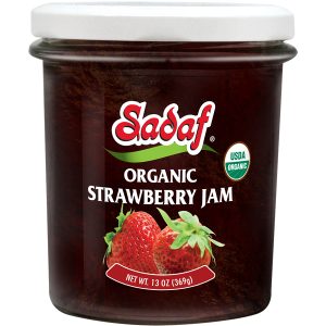 Sadaf Organic Strawberry Jam - 13 Oz