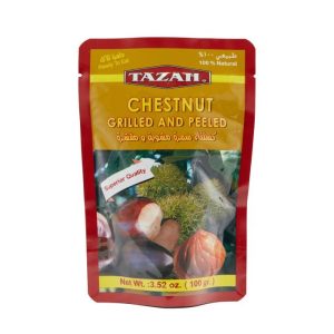 tazah chestnut 100 gm Tazah Grilled and Peeled Chestnuts - 100 Gm