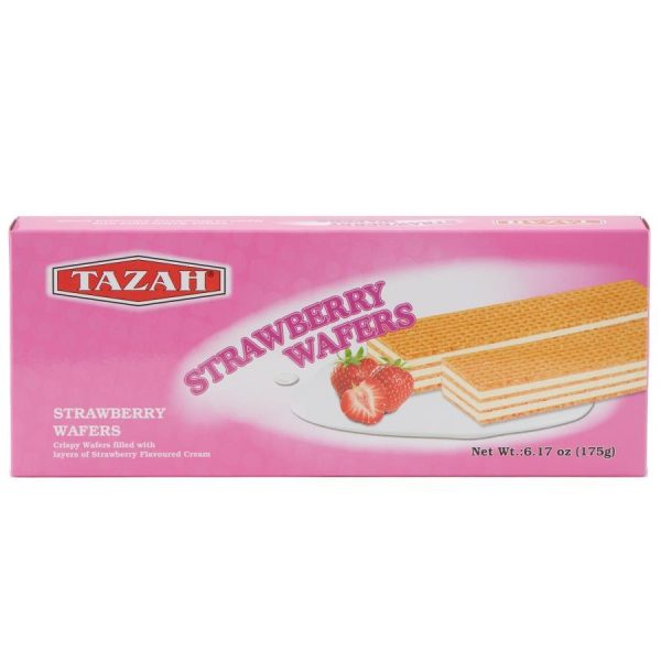 tazah strawberry wafer Tazah Wafers — 175 Gm