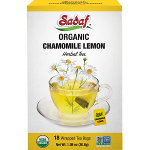 Sadaf Organic Chamomile Lemon Tea 18 T.B