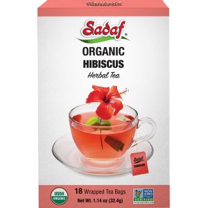 Sadaf Organic Hibiscus Tea 18 T.B