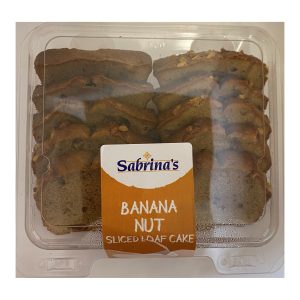 Sabrina's Sliced Banana Nut Cake 14 Oz