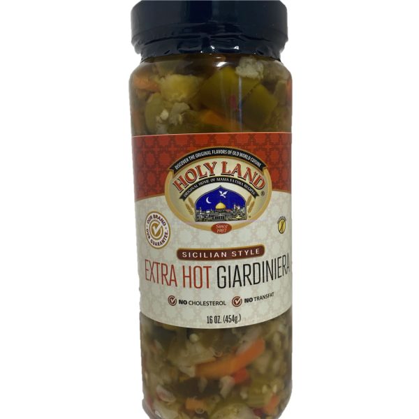 Holy Land Extra Hot Giardiniera 16 Oz