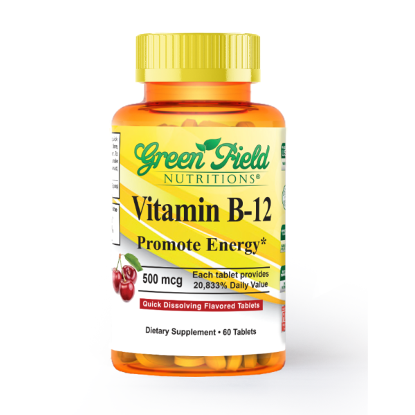 Greenfield Nutrition Vitamin B12 60 Tablets