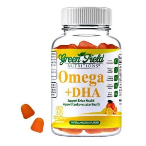 Greenfield Nutrition Omega + DHA 60 Gummies