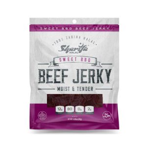 Sharifa Beef Jerky Sweet BBQ 2.85 Oz