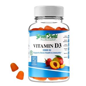 Greenfield Nutrition Vitamin D3 2000 IU 90 Gummies