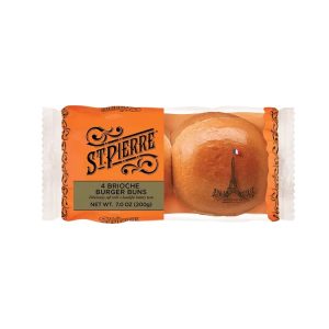 St. Pierre Brioche Burger Bun 4 pc